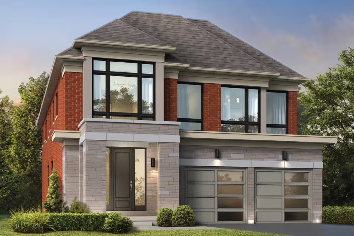 A rendering of The Haven, the largest of the eight designs, on a 43 foot lot